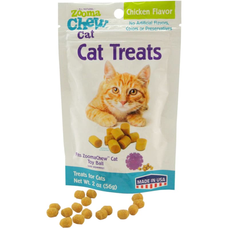 2 oz Refill Cat Treats for ZoomaChew Treat-Dispensing Ball Cat Toy