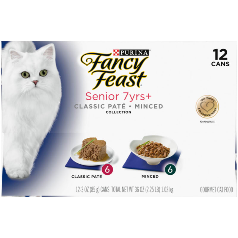 Fancy feast senior cat food sale