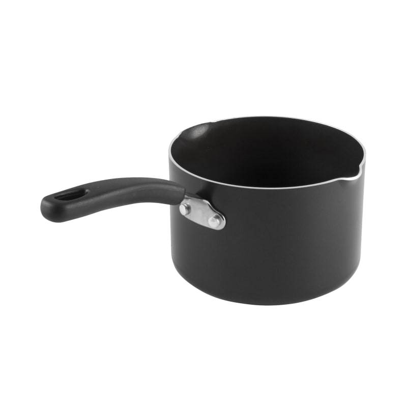 Farberware DiamondMax 3-Quart Black Straining Saucepan Black