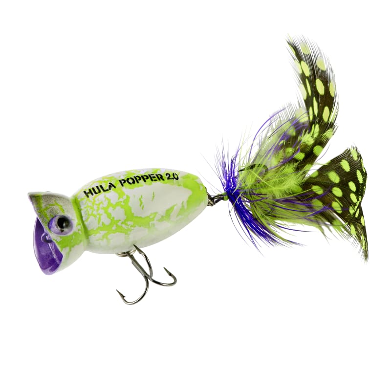 White Zombie Hula Popper 2.0 Surface Bait by Arbogast at Fleet Farm