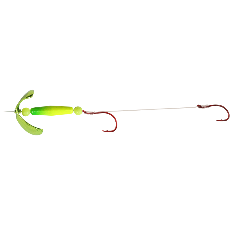 Metallic Chartreuse Butterfly Blade Floating Harness by Northland