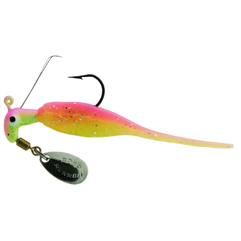 Electric Chicken Glo Slab Runner Weedless w/Baby Shad Panfish Lure