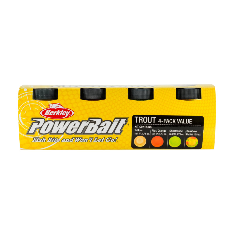 PowerBait Trout Bait 4-Pack Value by Berkley at Fleet Farm