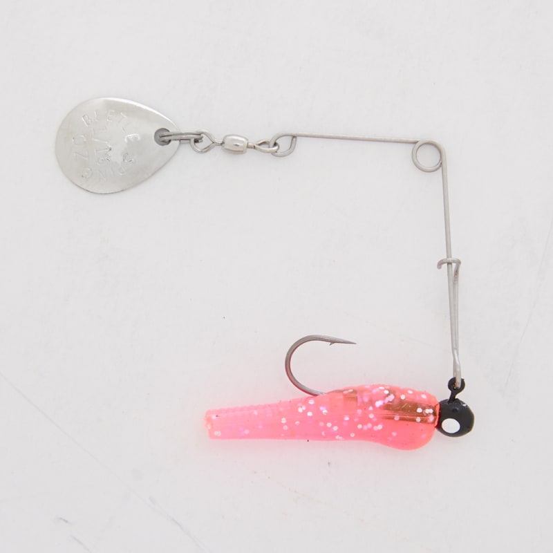 Pink Sparkle Beetle Spin Nickel Blade Spinner by Johnson at Fleet Farm