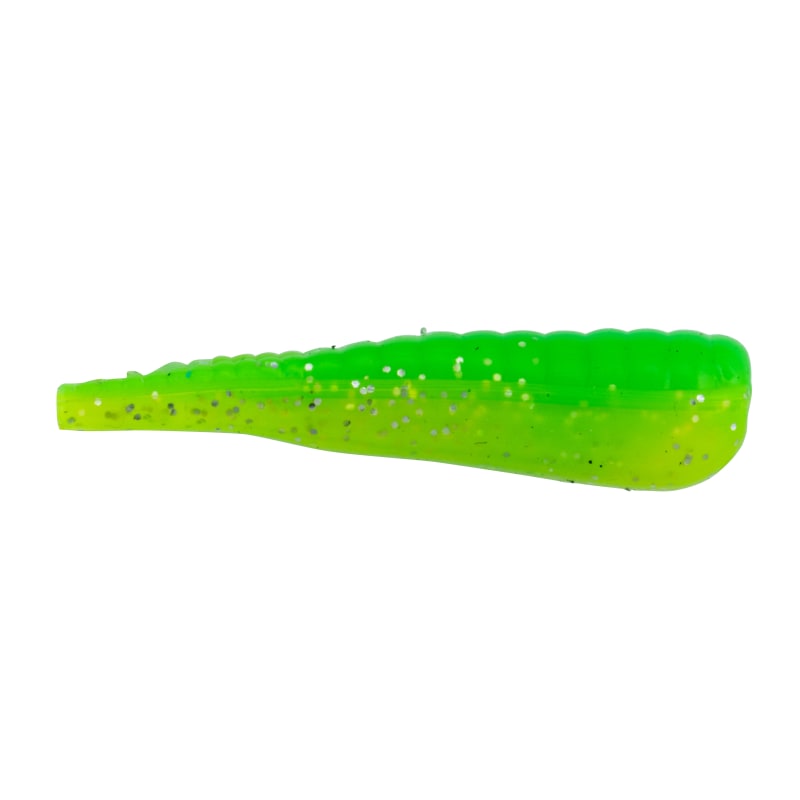 Green Chartreuse Sparkle Beetle Spin Nickel Blade Spinner by