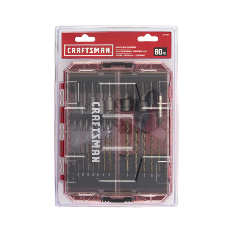 Craftsman 60 piece drill bit set clearance