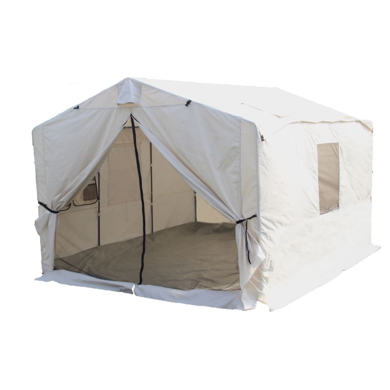 Field Forest 12 ft x 10 ft Lodge Tent w Stove Jack