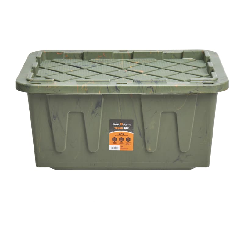 HOMZ Tough Storage Tote, 27-Gallon