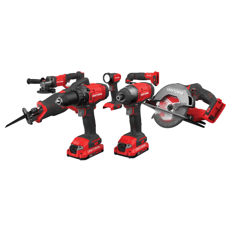 Craftsman 8 piece power tool set shop