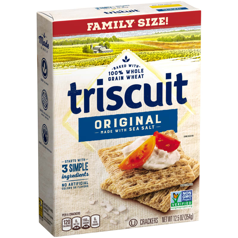 Nabisco Triscuit Original Snack Crackers w/ Sea Salt by ...
