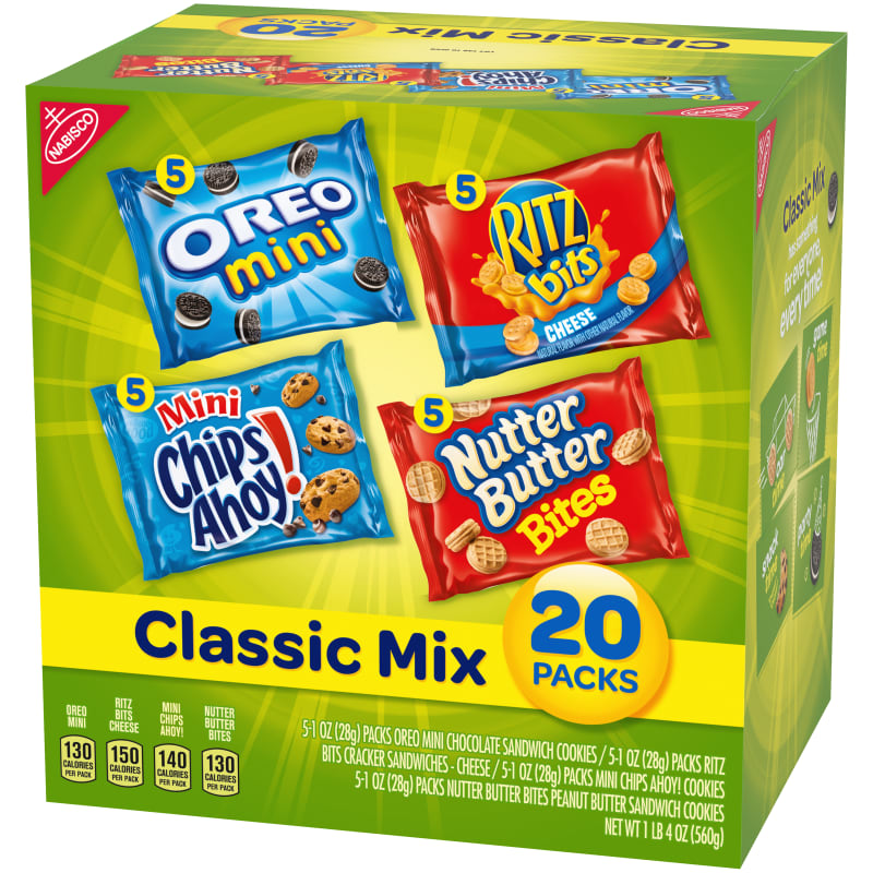 Nabisco Cookies, 20 Packs - 20 pack, 1 oz packs