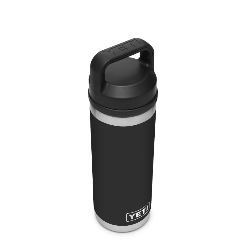 Yeti - 18 oz Rambler Bottle with Chug Cap Black