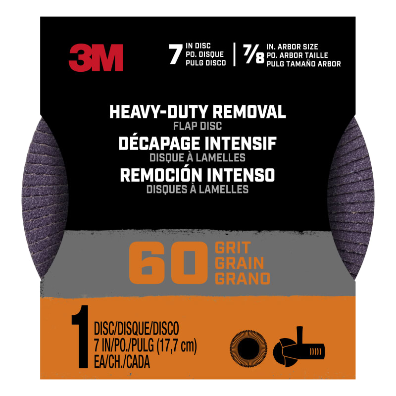ブランド雑貨総合 Removal Heavy-Duty Grit 60 7 at 3M by Pk 1 - Disc Flap in タイムセール