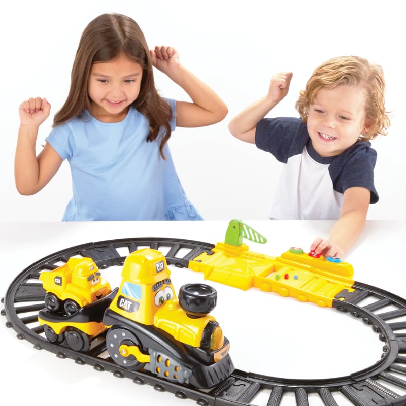 Cat construction train top
