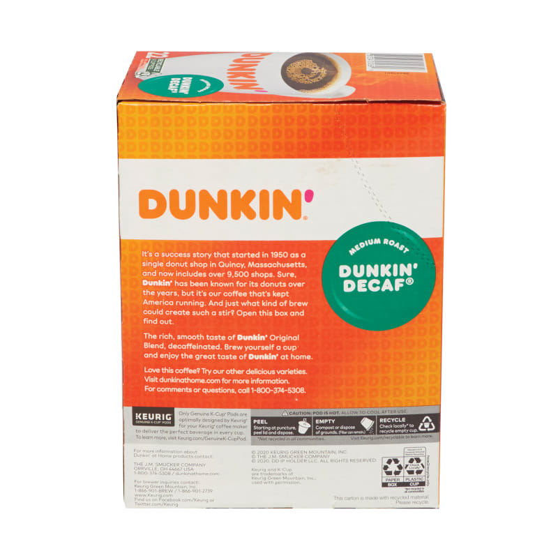 Dunkin donuts decaf coffee k cups on sale