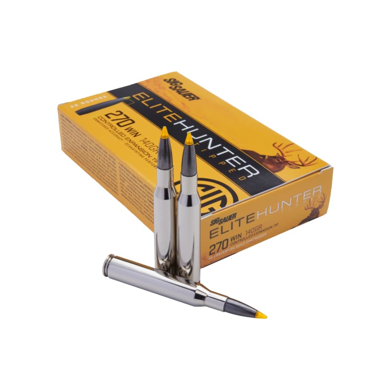 270 Winchester Elite Hunter Tipped 140 Grain Rifle Cartridges 20