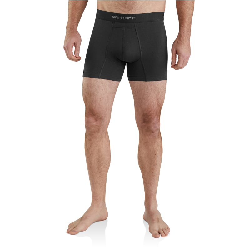 Men's Black Boxer Briefs - 2 Pk by Carhartt at Fleet Farm