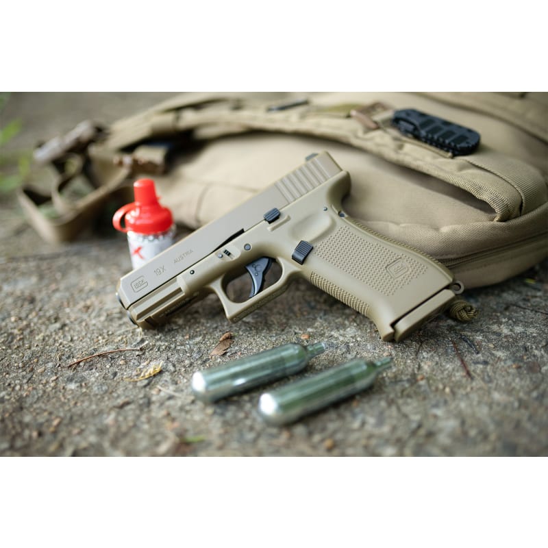 Glock 19X Gen5 Gaz Blowback Tan Airsoft Umarex