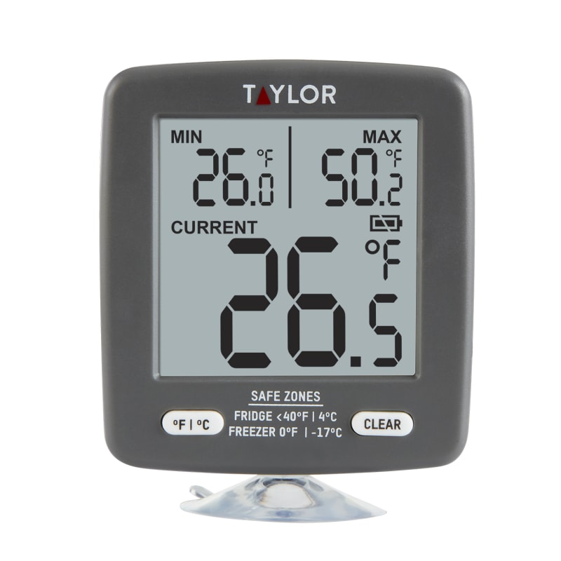 Precision Products Gray Digital Fridge/Freezer Thermometer by Taylor at  Fleet Farm