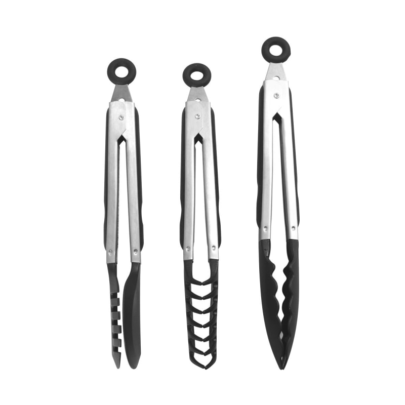 Farberware Classic Set Of 2 Stainless Mini Tongs, Cooking Tools, Household