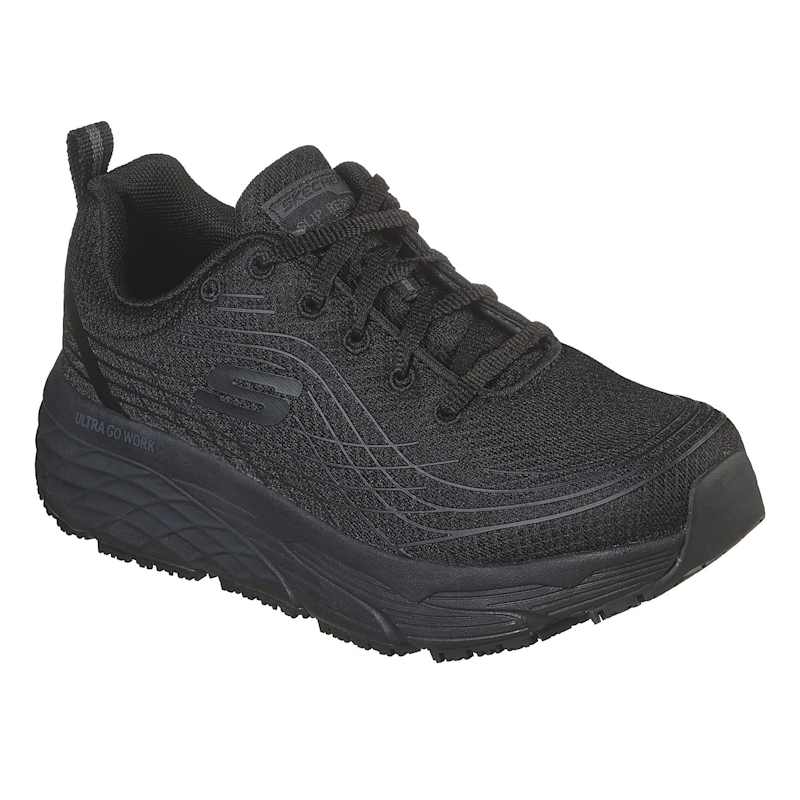 For Work Ladies Black Elite Work Shoes by Skechers at Fleet Farm