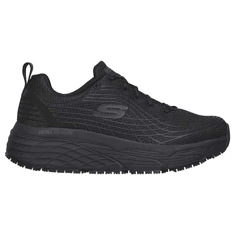 Skechers black work shoe cheap
