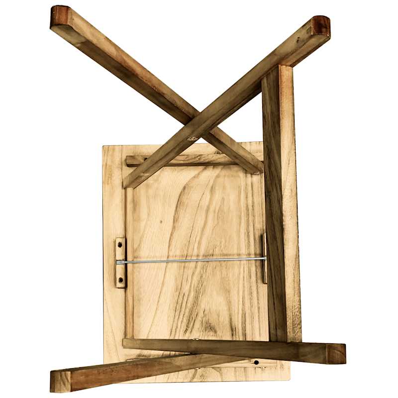 Plastic development group 5 store piece tv tray set wood