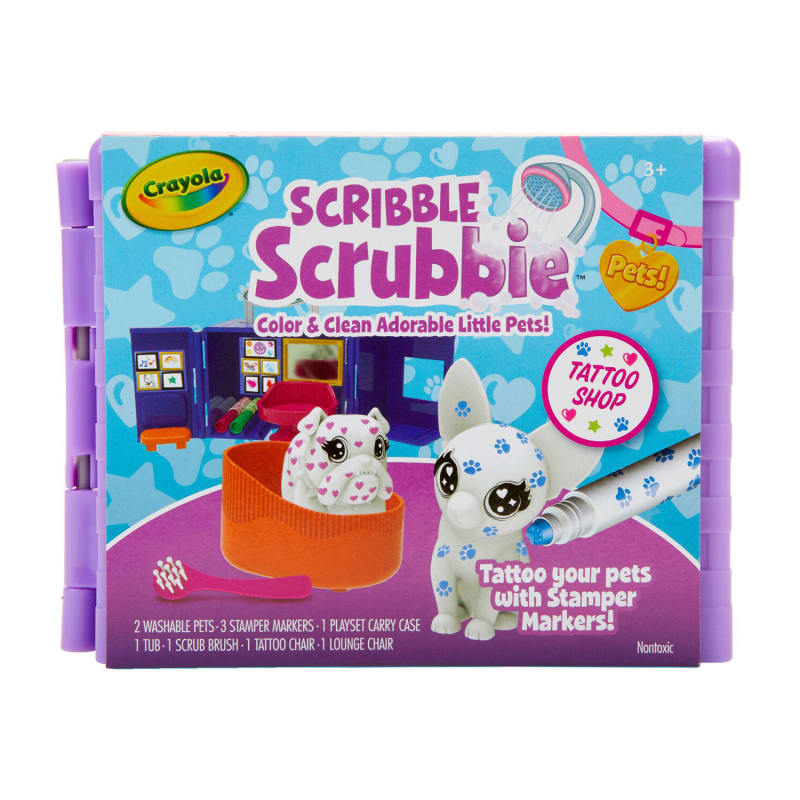 Scribble Scrubbie Pets, Tattoo Shop by Crayola