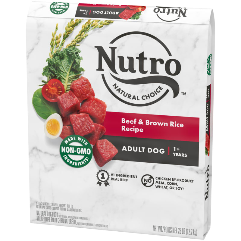 Adult Beef Brown Rice Dry Dog Food 28 lbs by Nutro at Fleet Farm