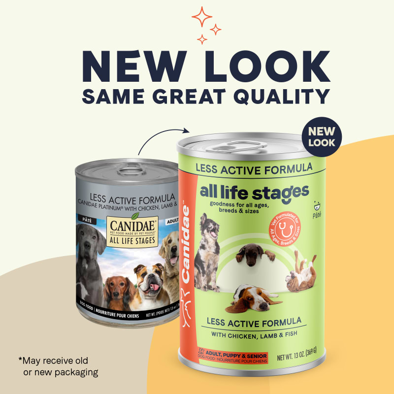 Canidae all life stages less active formula dry dog food 2025