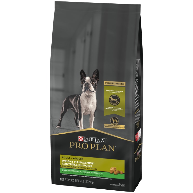 Purina pro plan weight management small breed shop