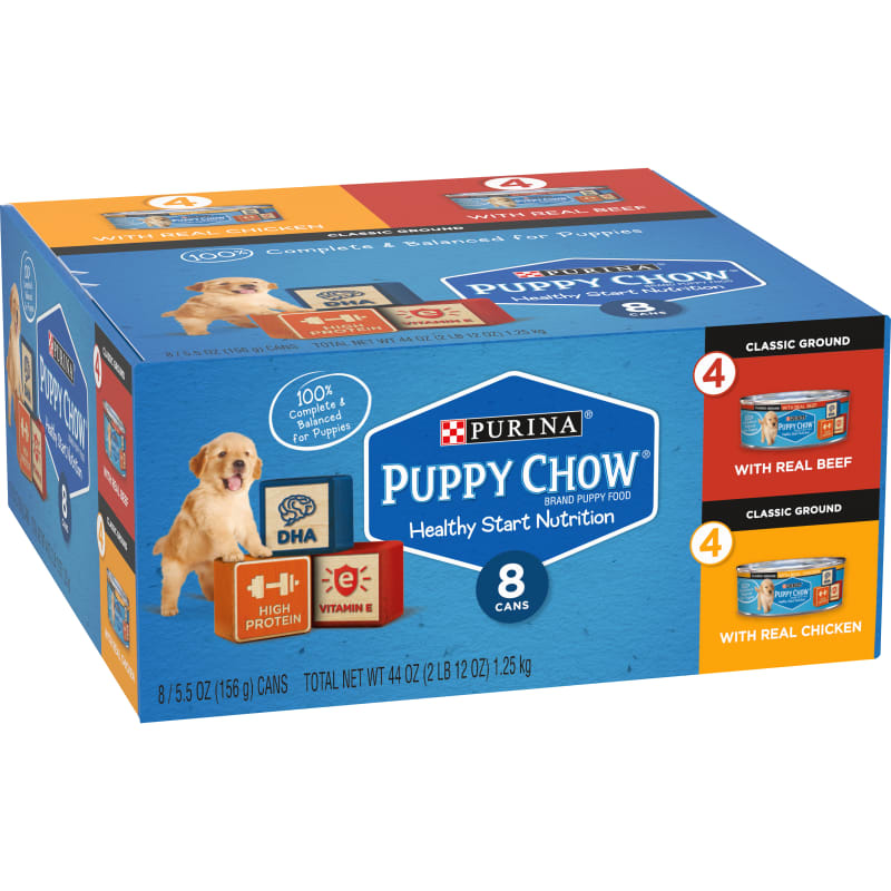 Puppy Chow Gravy With Chicken and Beef Wet Dog Food Variety Pack - 8ct/5.5oz