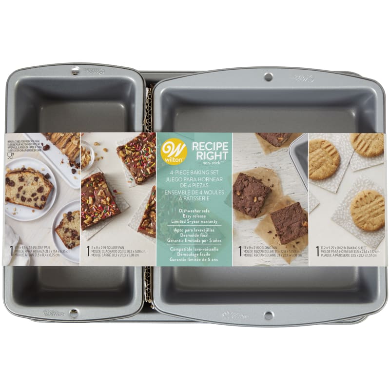 Wilton Easy Layers Sheet Cake Pan, 2-Piece Set, Rectangle Steel Sheet Pan