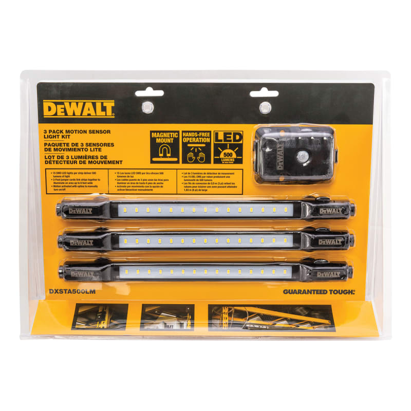 DeWalt 1 500 Lumen LED Motion Activated Magnetic Light Kit