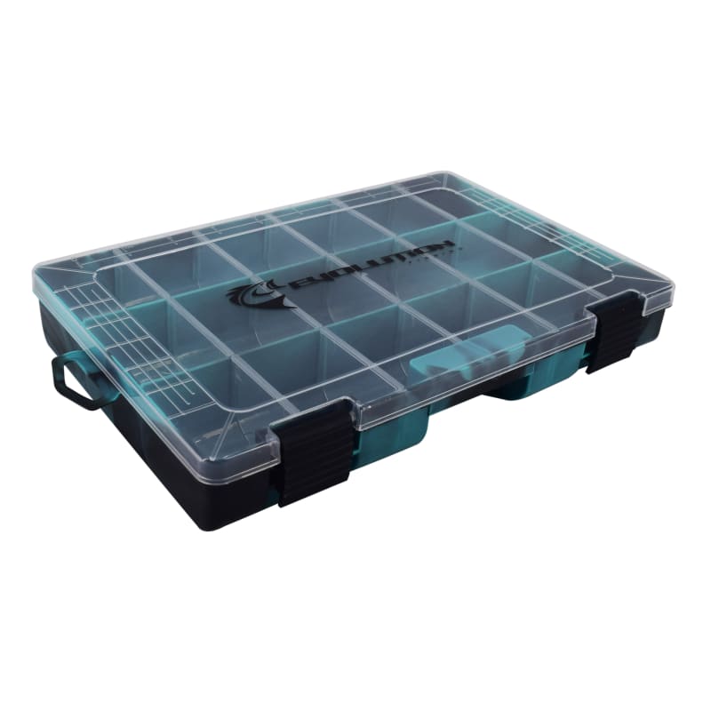 Sea Foam/Black Drift Series Colored 3600 Tackle Box by Evolution Outdoor at  Fleet Farm