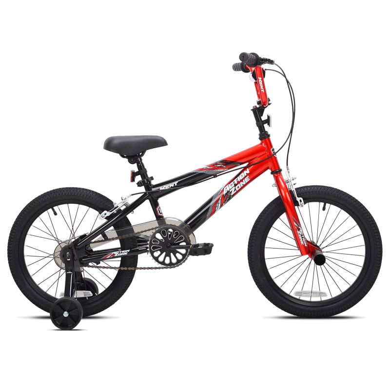 Boys 18 in Black Red Action Zone Bicycle by KENT at Fleet Farm