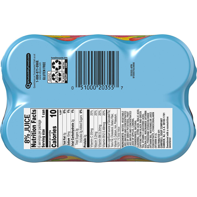 V8 V-Fusion +Energy Diet Strawberry Lemonade Vegetable ...