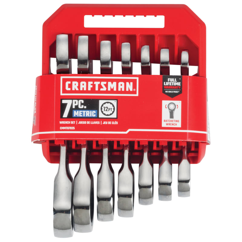 Craftsman 7 pc store ratcheting wrench set