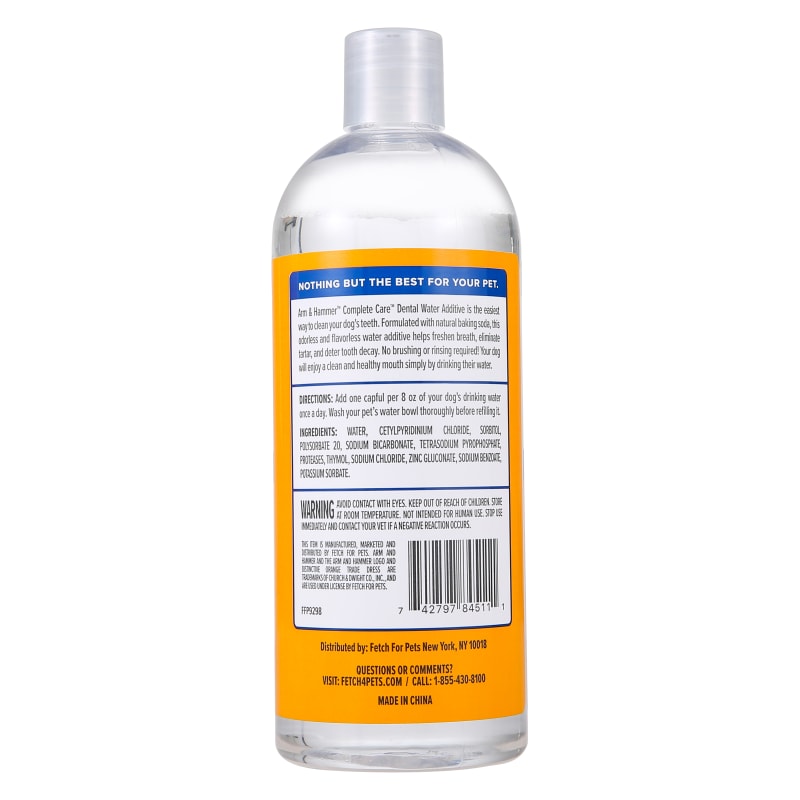Arm and hammer dental water additive clearance