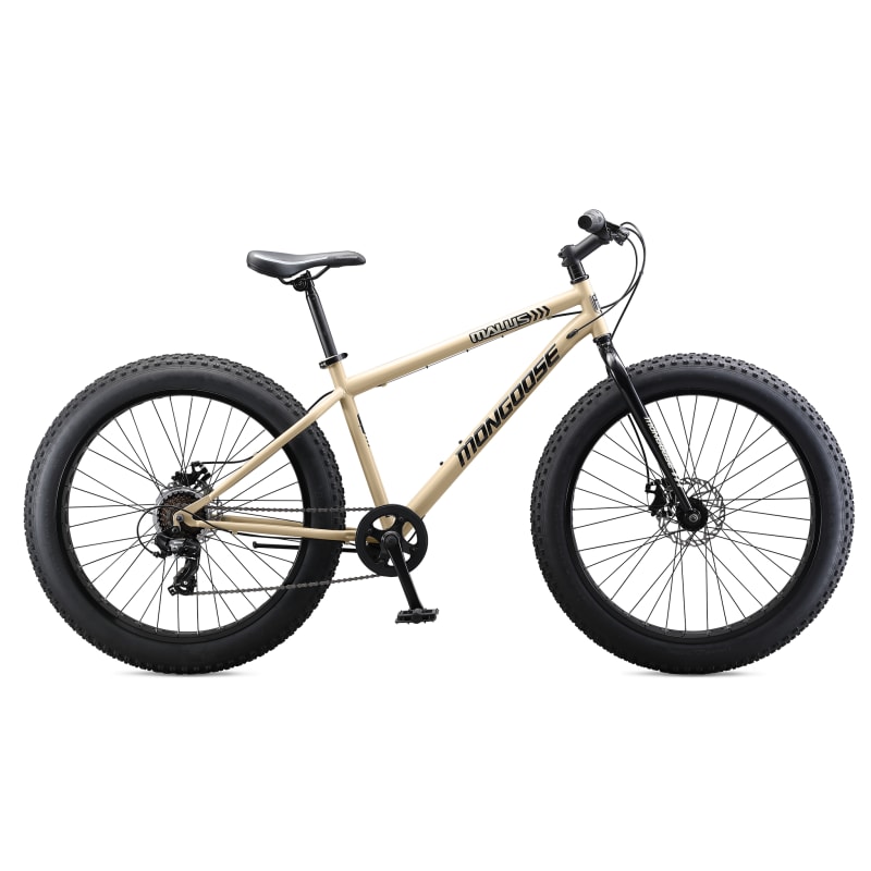 26 in Tan Fat Tire Mongoose Malus Mountain Bike