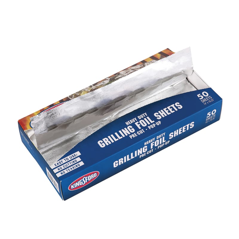 Reynolds Wrap Pre-Cut Aluminum Foil Sheets, 14x10.25 Inches, 50 Sheets 