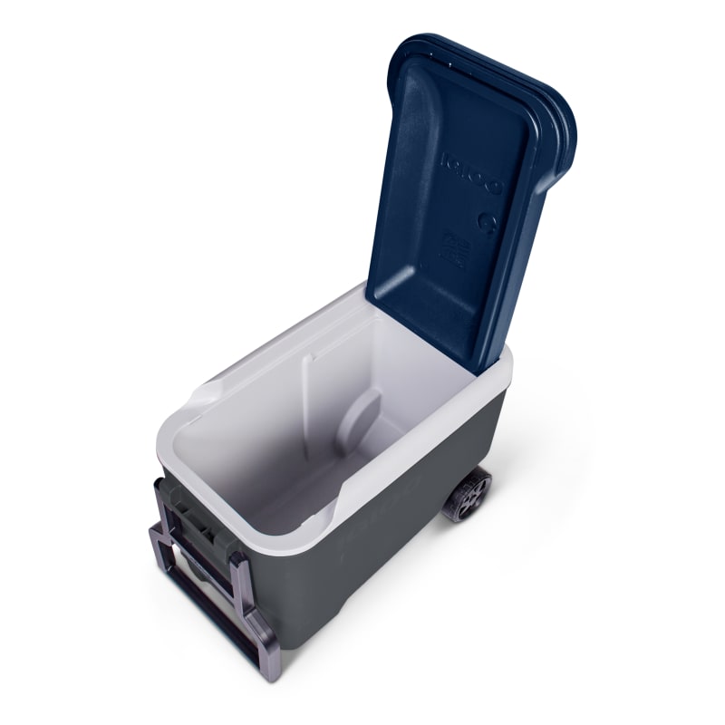 MaxCold 40 qt. Carbonite Roller Cooler by Igloo at Fleet Farm