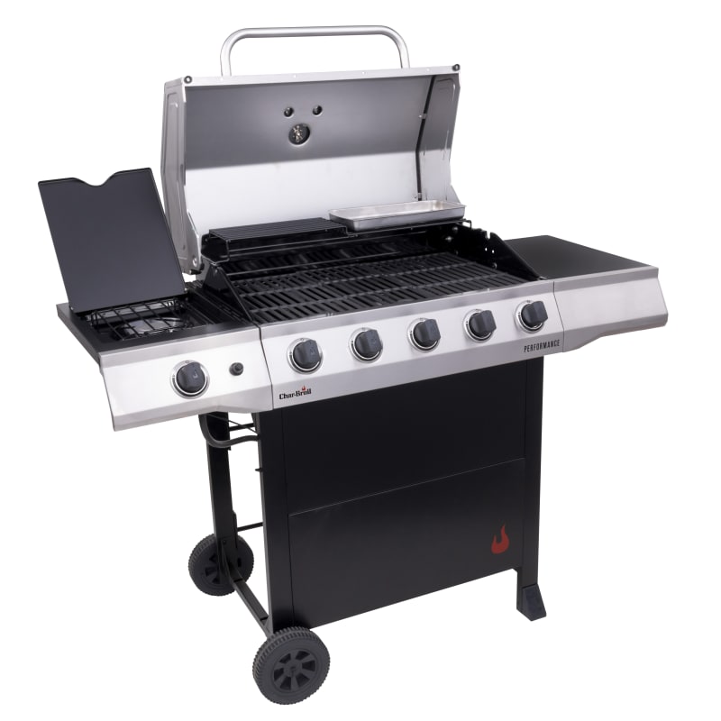 Char-Broil Vertical 45 Inch Liquid Propane Outdoor Steel Grill Gas