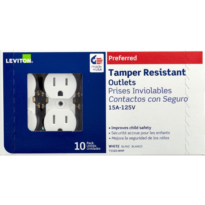 15 Amps Tamper Resistant Outlet