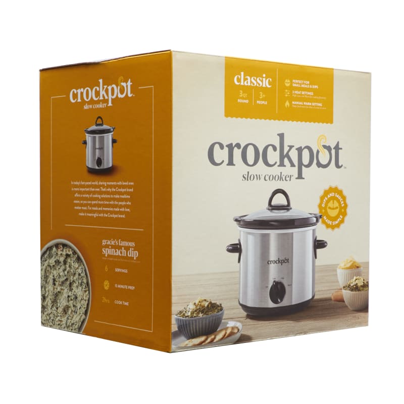 3 qt crock shop pot