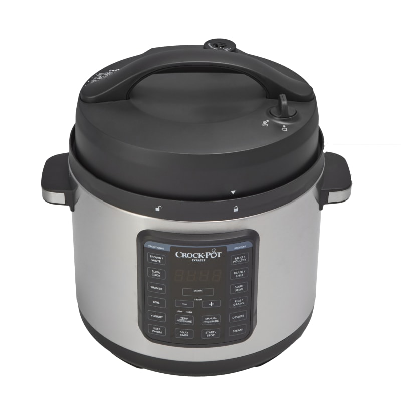 6 qt Black Express Easy Release Pressure Cooker by Crock-Pot at