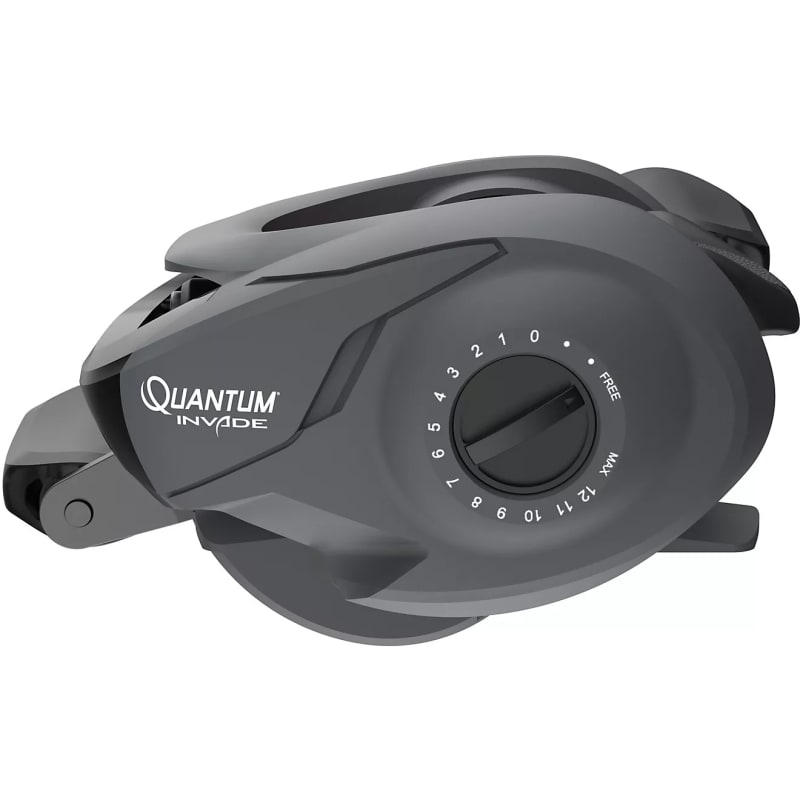 Invade 100 Gray Baitcast Reel by Quantum at Fleet Farm