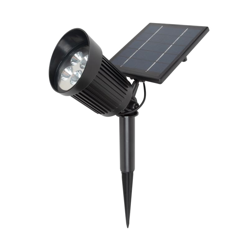 Solar Black LED Spotlight FUSION at Fleet Farm
