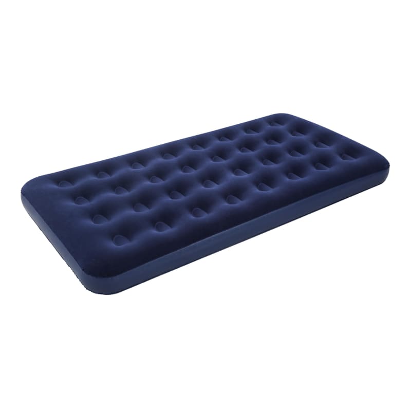 Bestway Flocked Air Bed Twin Blue