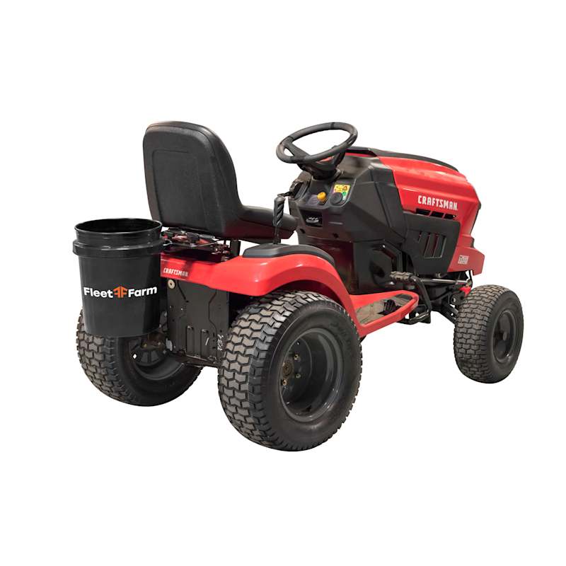 Black Red Riding Lawn Mower Bucket Bracket by CRAFTSMAN at Fleet Farm